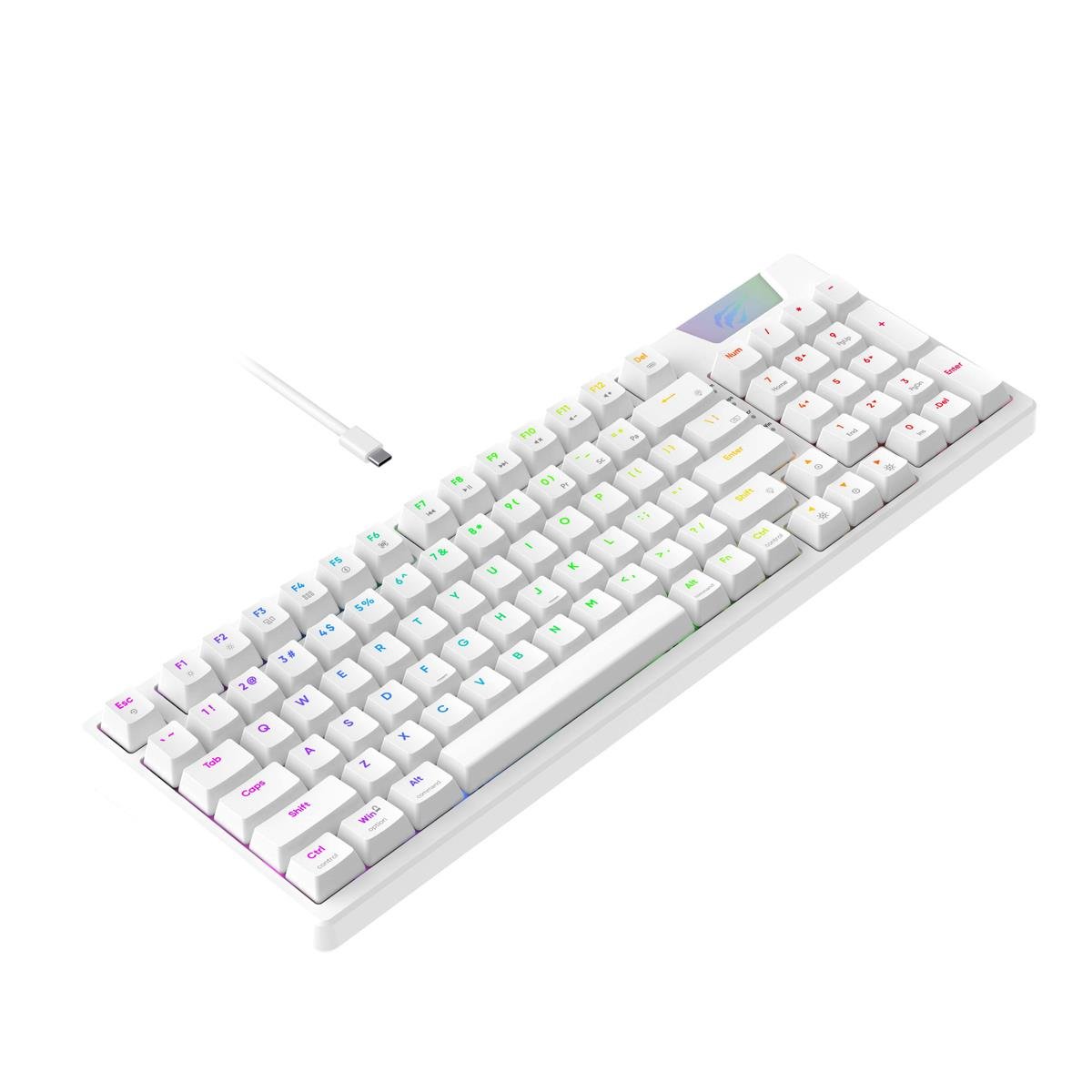 Gamenote KB885L RGB Backlit Gaming Mekanik Klavye Profesyonel Gasket