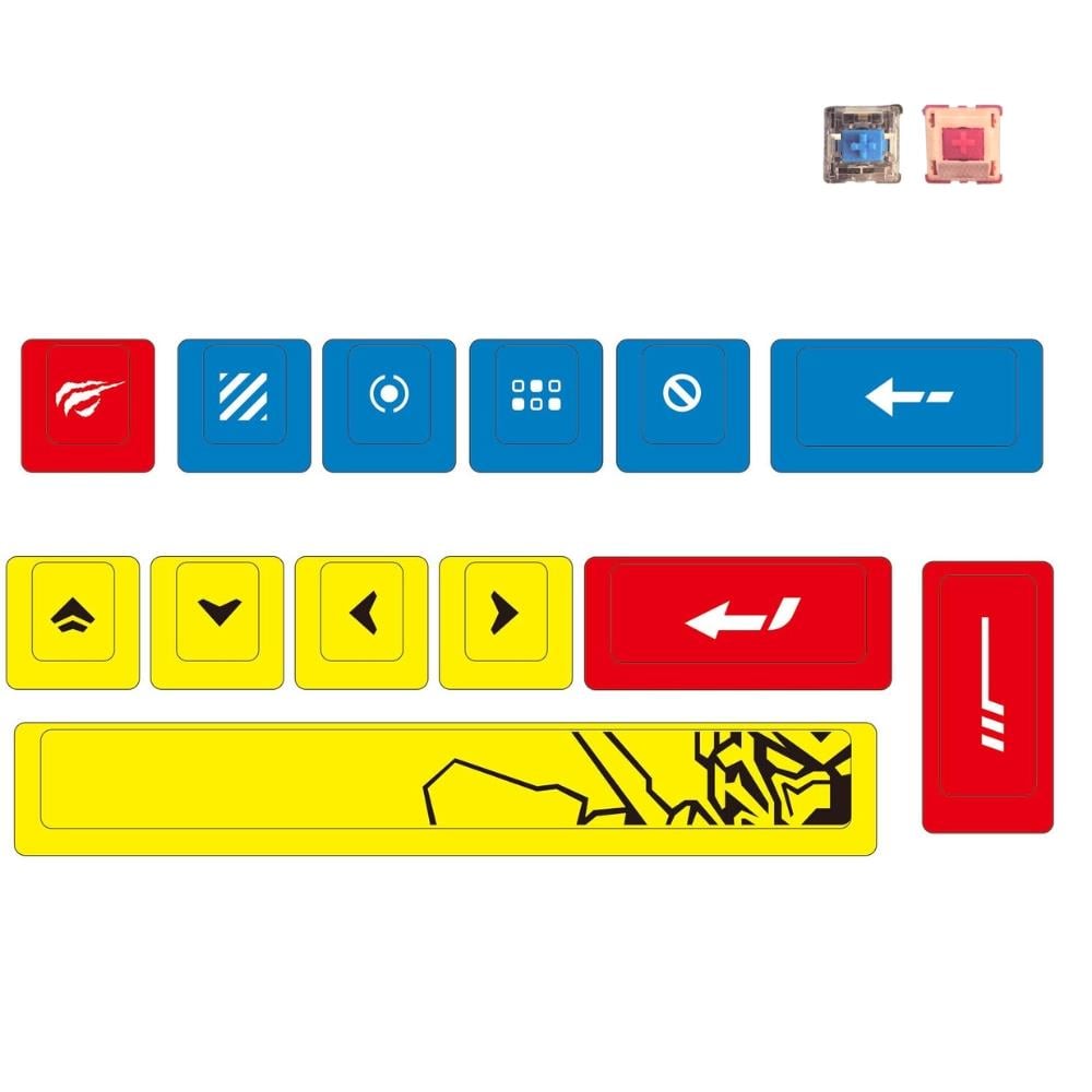 Havit Gamenote KC007 Keycaps 13 Parça PBT Gaming Mekanik Klavye Tuş Takımı