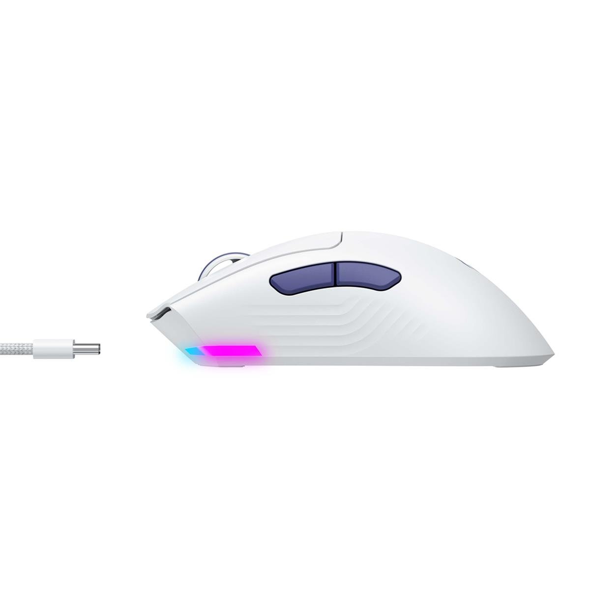 Havit Gamenote MS966WB Profesyonel RGB Wireless Gaming Mouse 4 Modlu - Beyaz