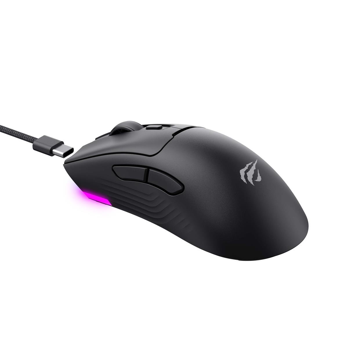 Havit Gamenote MS966WB Profesyonel RGB Wireless Gaming Oyuncu Mouse 4 Modlu - Siyah