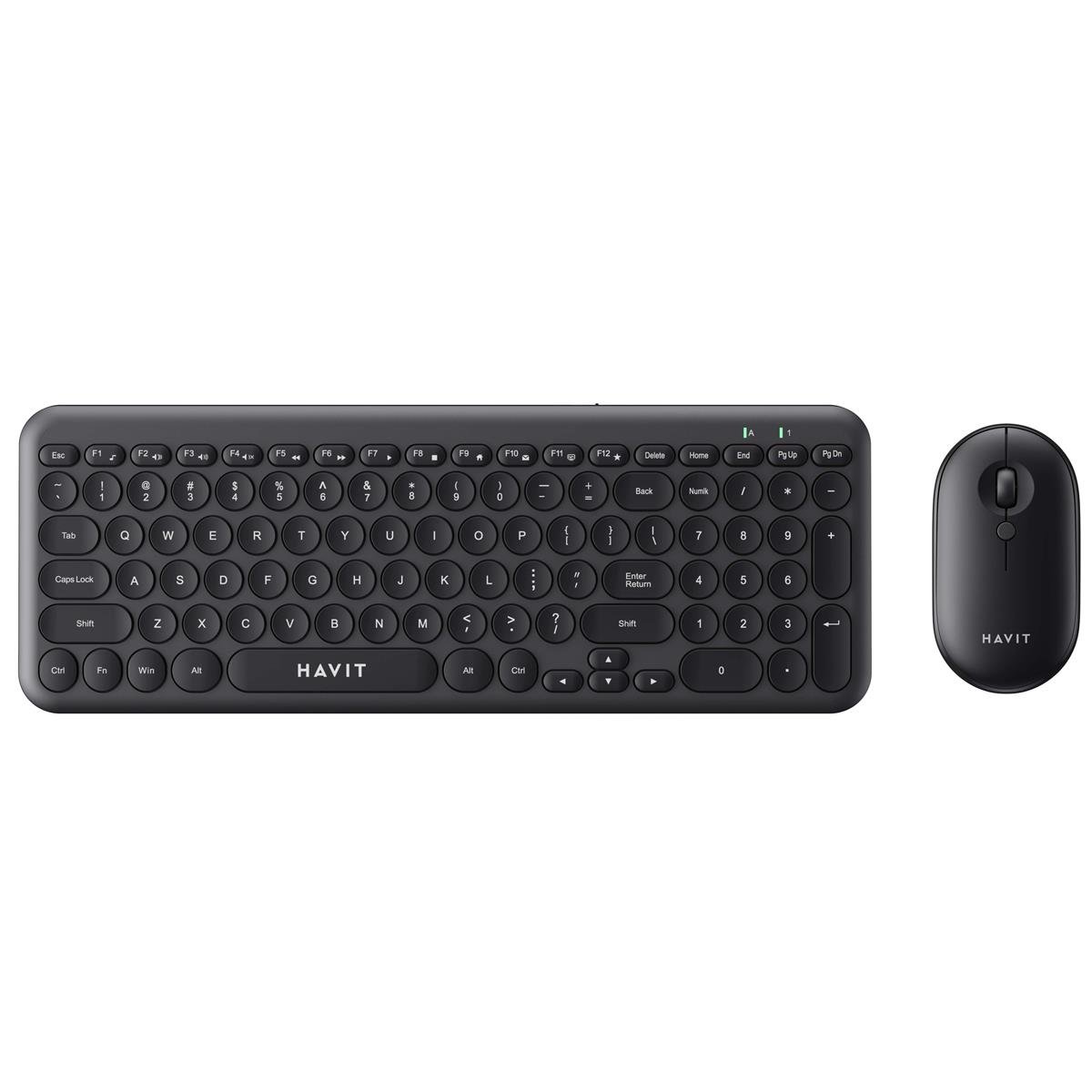 Havit KB254GCM Kablosuz Klavye Mouse Set - Siyah