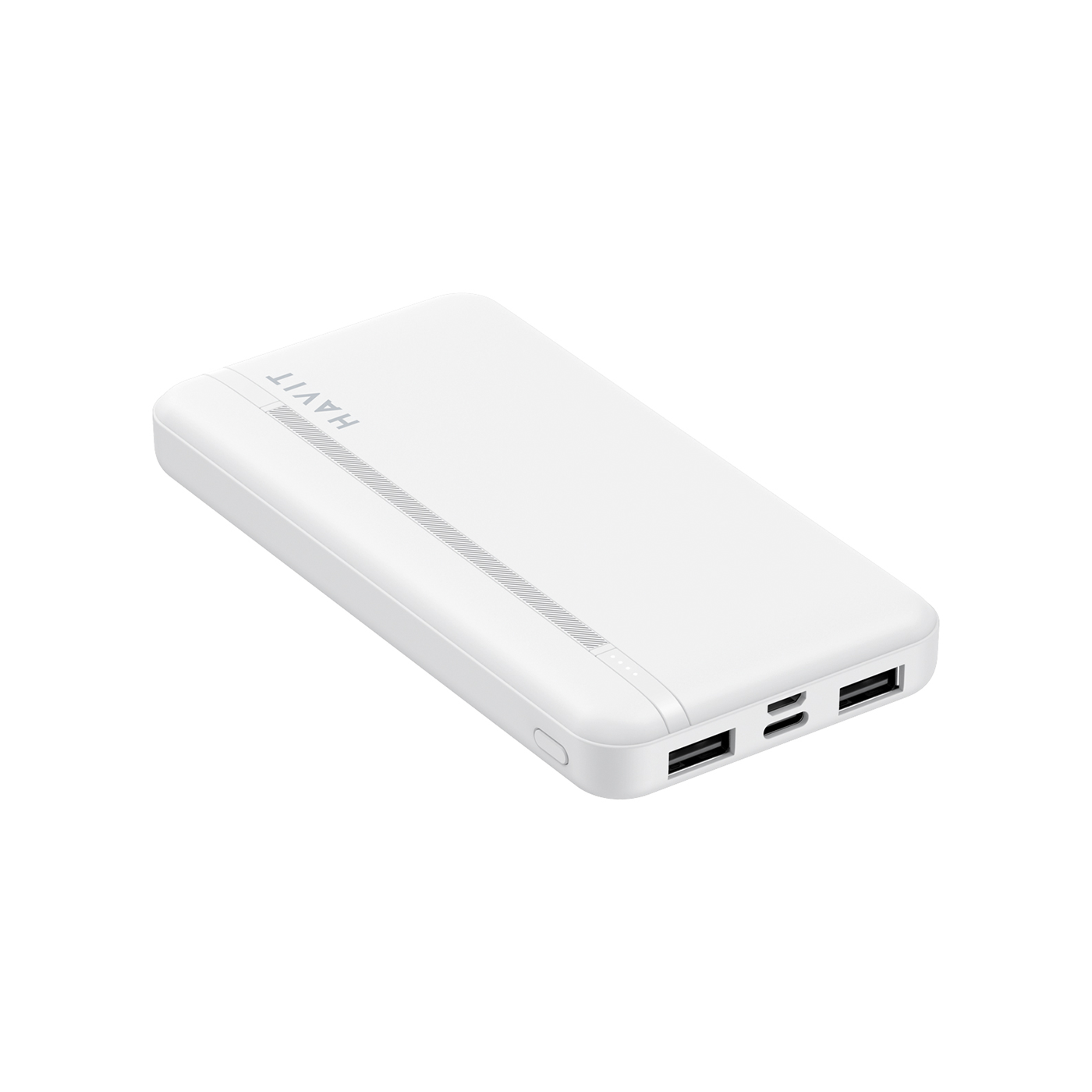 Havit PB89 10000mAh Power Bank Hızlı Şarj 18.5W USB + Type-C-Beyaz