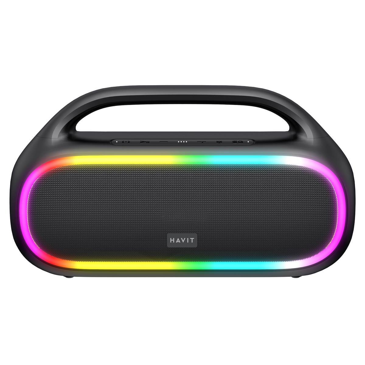 Havit SK862BT Yüksek Bass 25W*2 Su Geçirmez RGB Bluetooth Hoparlör
