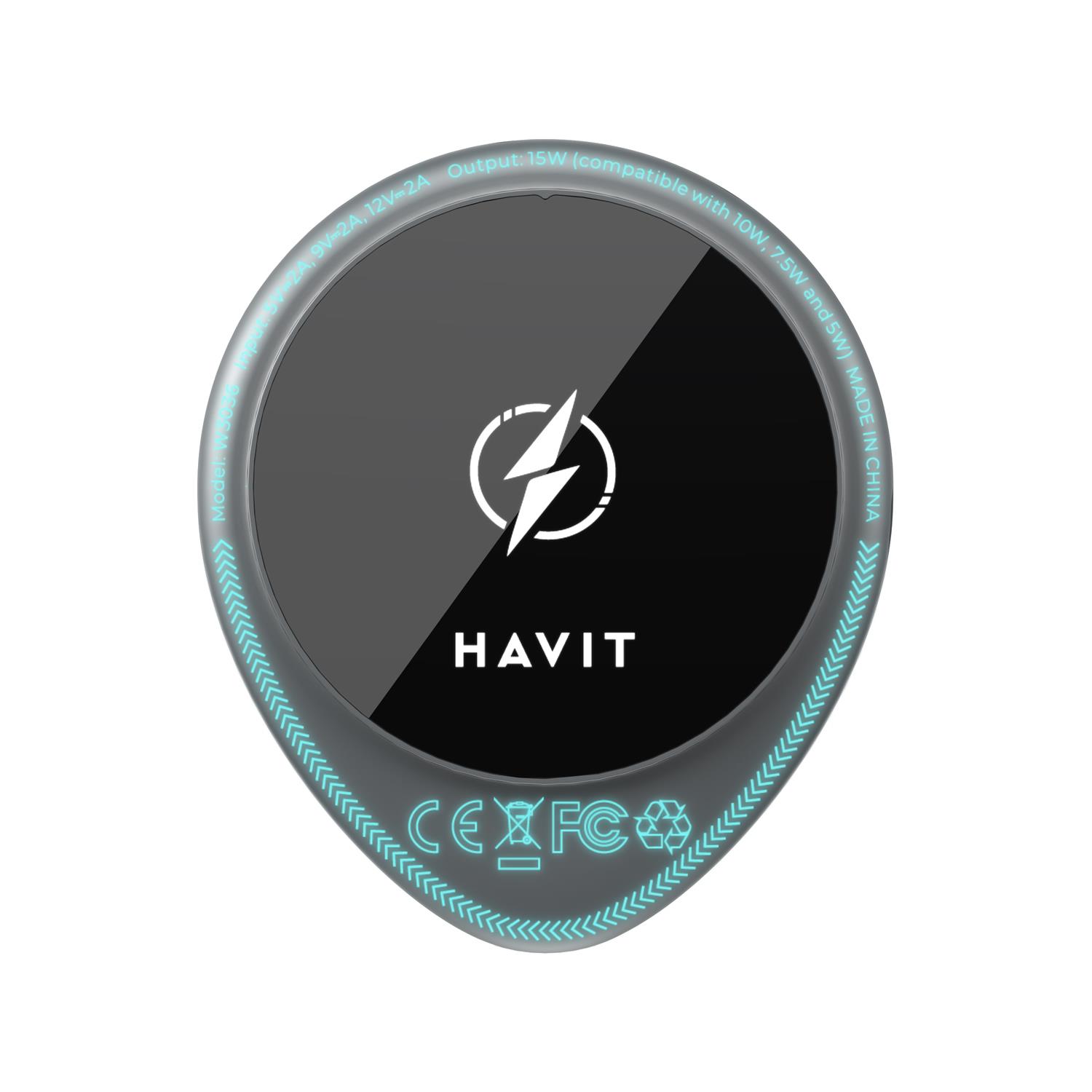 Havit W3036 15W MageSafe Soğutucu Fanlı Araç Şarjı